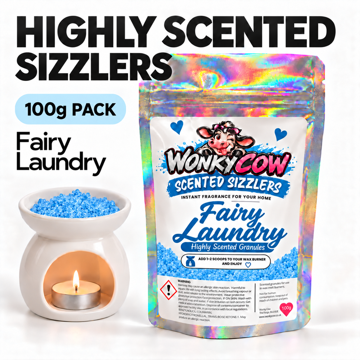Fairy Laundry Scented Sizzlers 100g