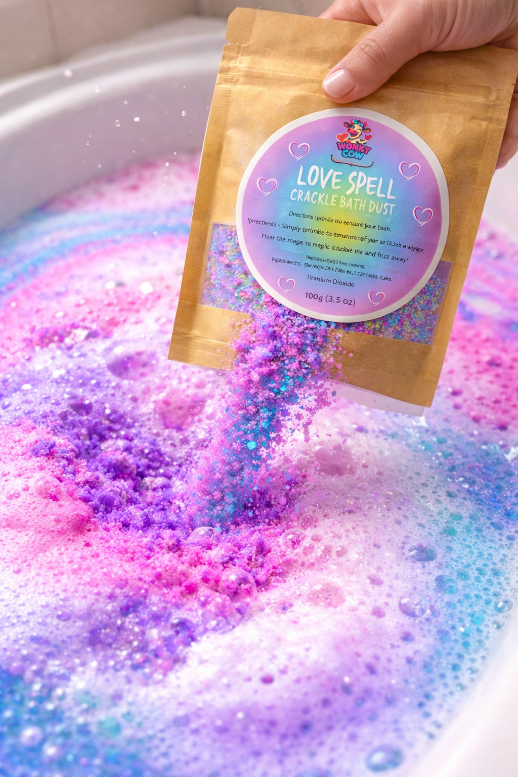 Love Spell Crackle Bath Dust