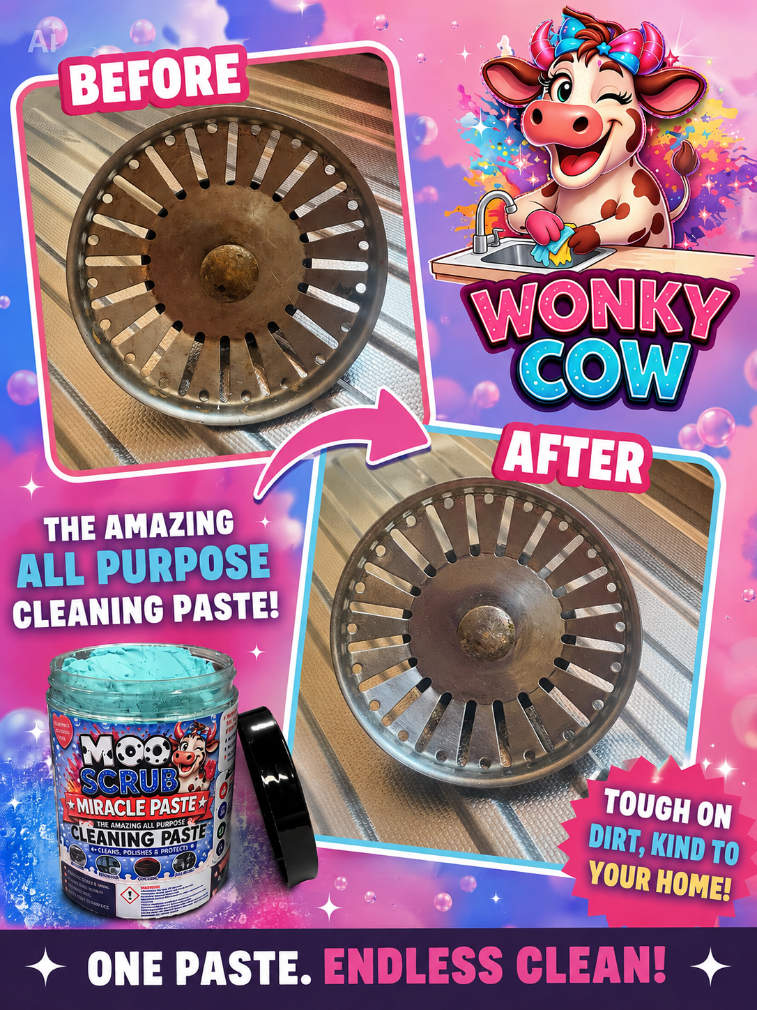 x10 Moo Scrub™ Cleaning Paste (Wholesale)
