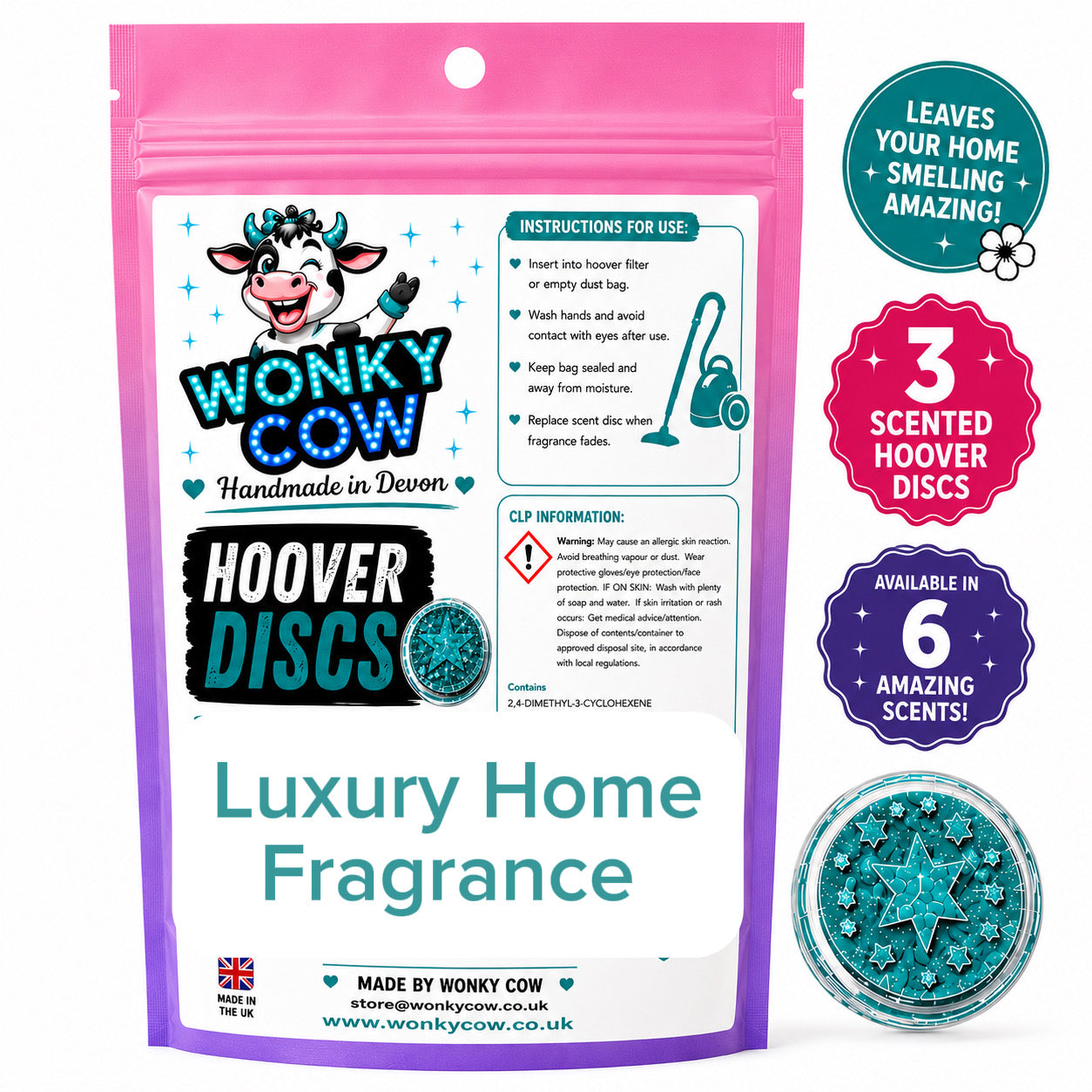 Hoover Discs (Pack of 3)