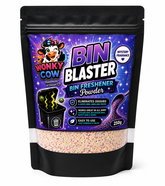 Bin Blaster™ – Mystery Fragrance Bin Deodoriser Powder for Rubbish Bins (250g)