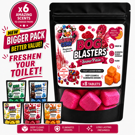 **NEW BIGGER SIZE PACK**Bog Blasters™ Toilet freshener cleaner 8 Tabs (Choose Fragrance)