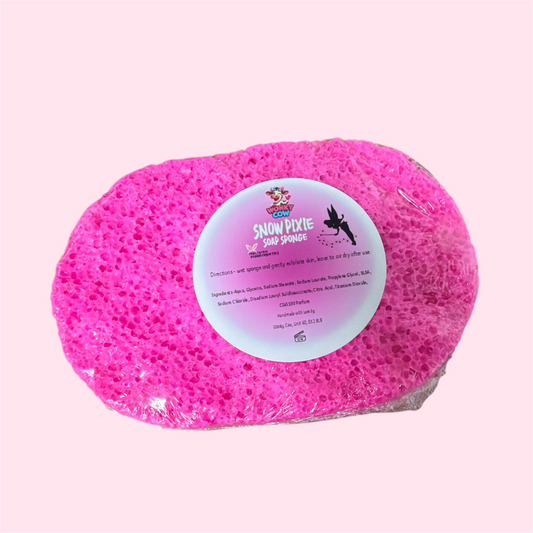 Snow Pixie Soap Filled Sponge