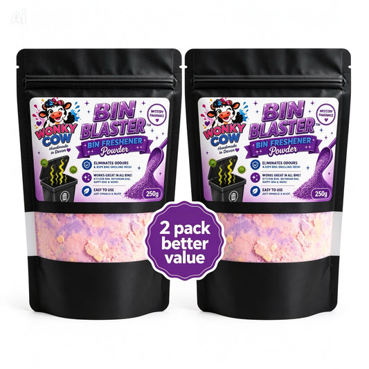 Bin Blaster™ (2 Packs) – Mystery Fragrance Bin Deodoriser Powder for Rubbish Bins