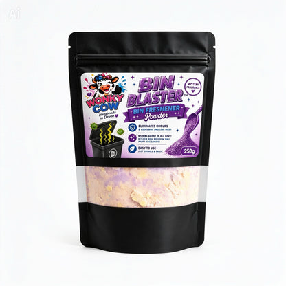 Bin Blaster™ – Mystery Fragrance Bin Deodoriser Powder for Rubbish Bins (250g)