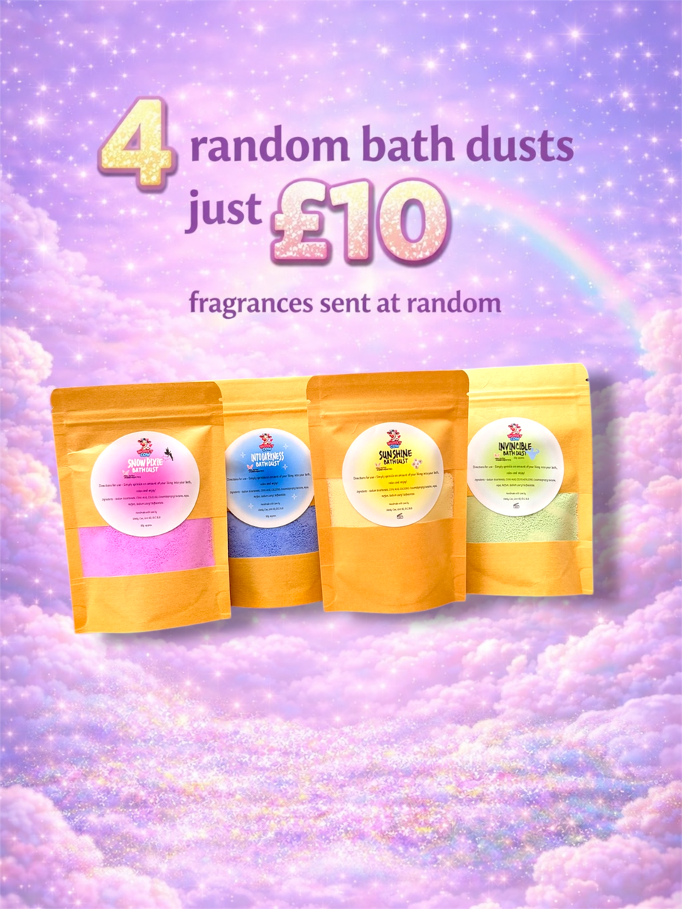 x4 Random Bath Dust Bags (Saver Deal)