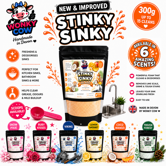 NEW LARGER Stinky Sinky™ Sink Freshener 300g Pouch
